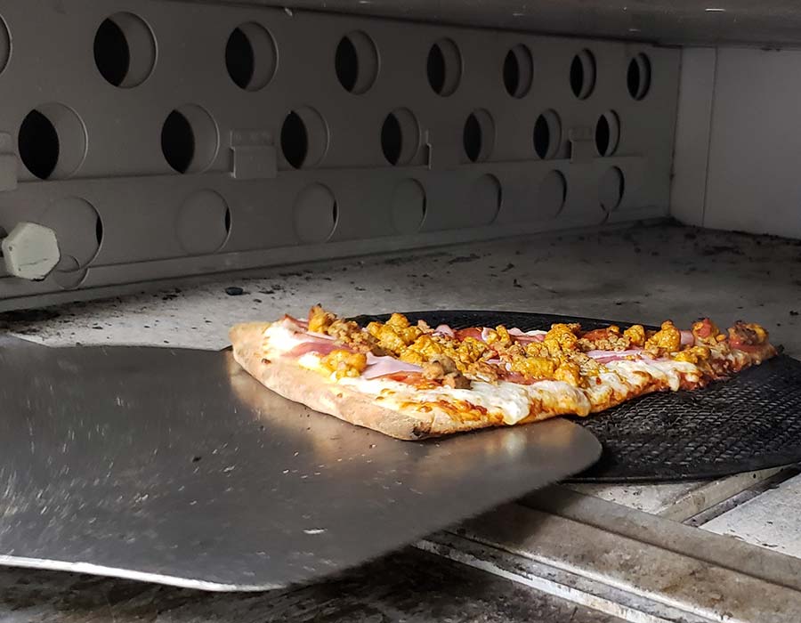 Cooked Pizza Slice