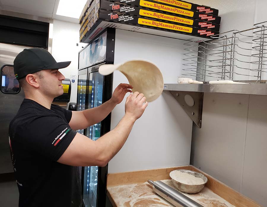 Pizza Dough Toss