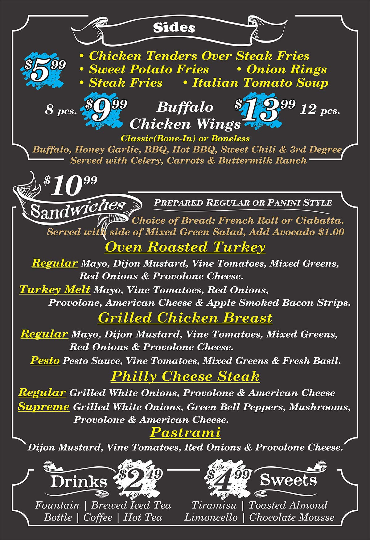 Menu Board #4